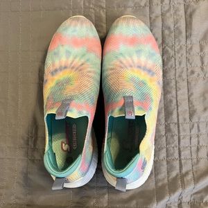 Skechers Big Kids Katya Tie Dye Slip On Sneakers, Size 5